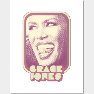 Grace Jones / Retro Style 80s Aesthetic Design Posters and Art